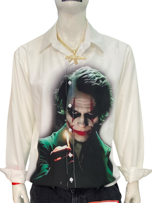 1 CAMICIA JOKER MANICA LUNGA BIANCA